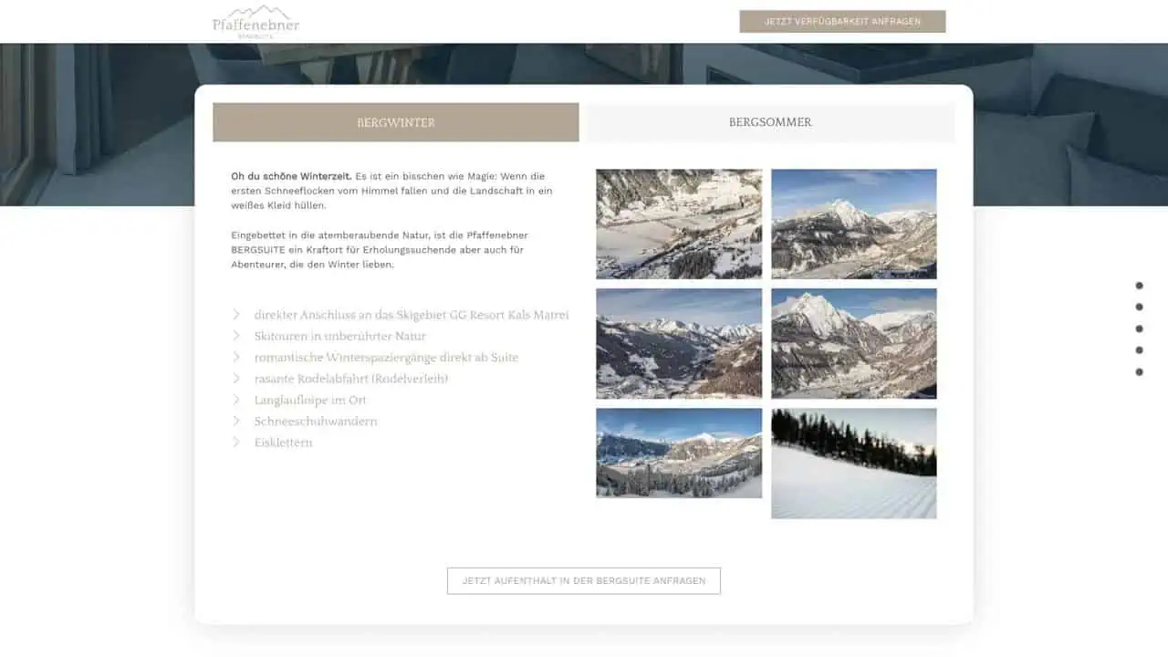 pfaffenebner bergsuite gsaller media webdesign 4